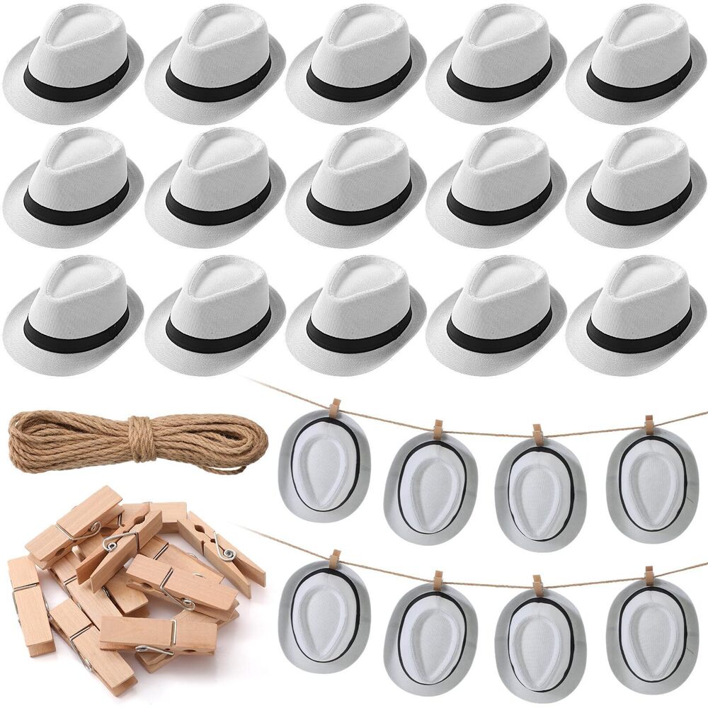 8251 16 Pack Cuban Hats Bulk Cuban Hat Banners Havana Night Birthday Party